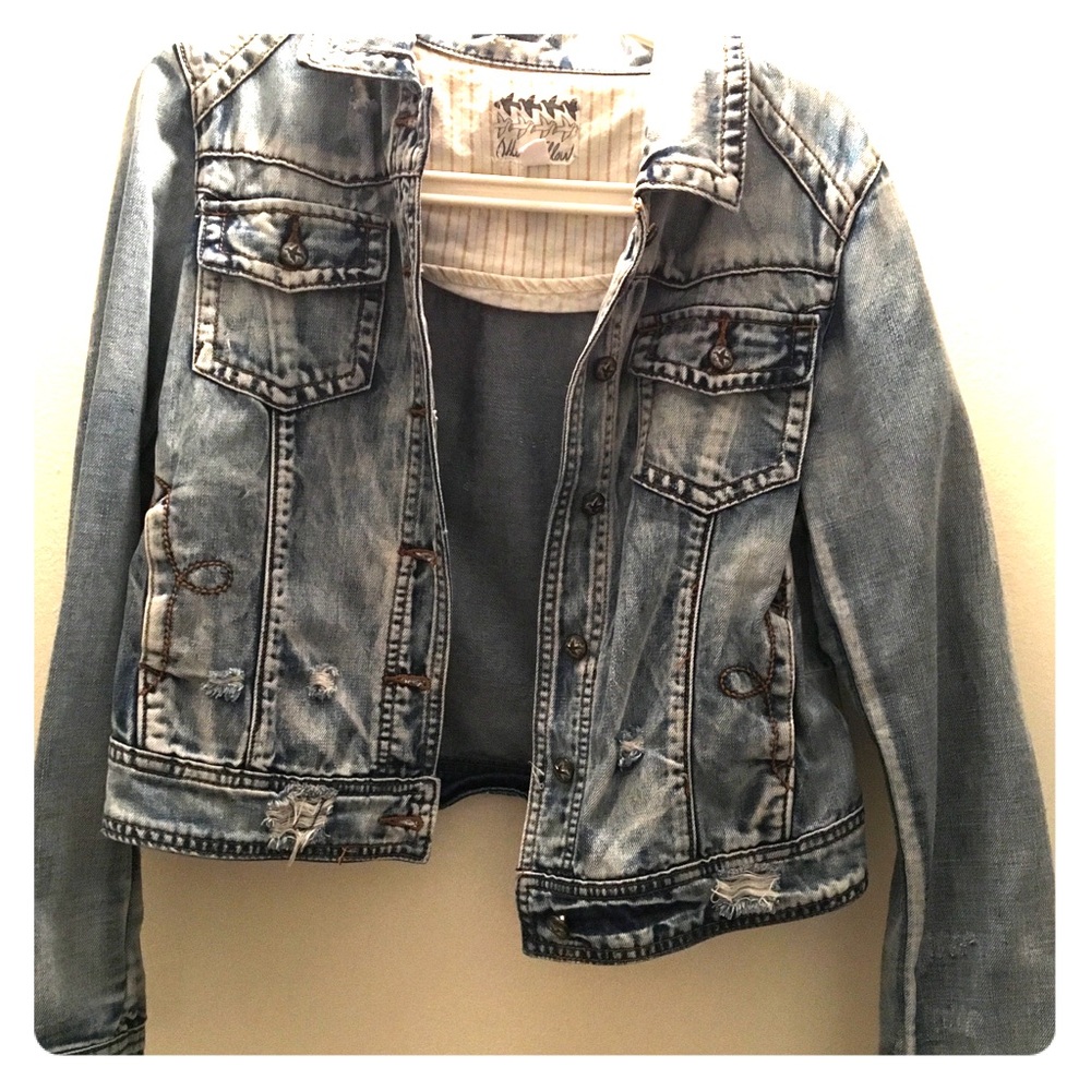 Distressed Denim Jacket